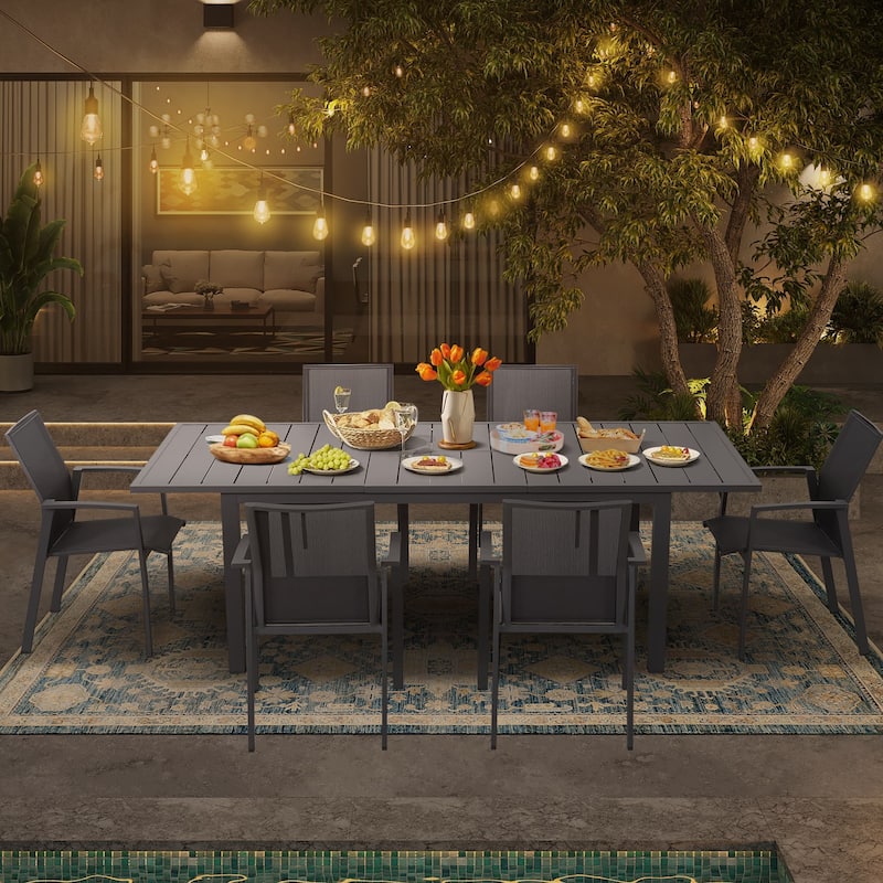 Royalcraft Extendable Aluminum Outdoor Dining Table