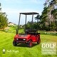 preview thumbnail 15 of 26, Ride-On Golf Cart for Kids, 12V Electric Car with Remote Control, Detachable Roof, Big Seat, Lights & Music, for Boys & Girls