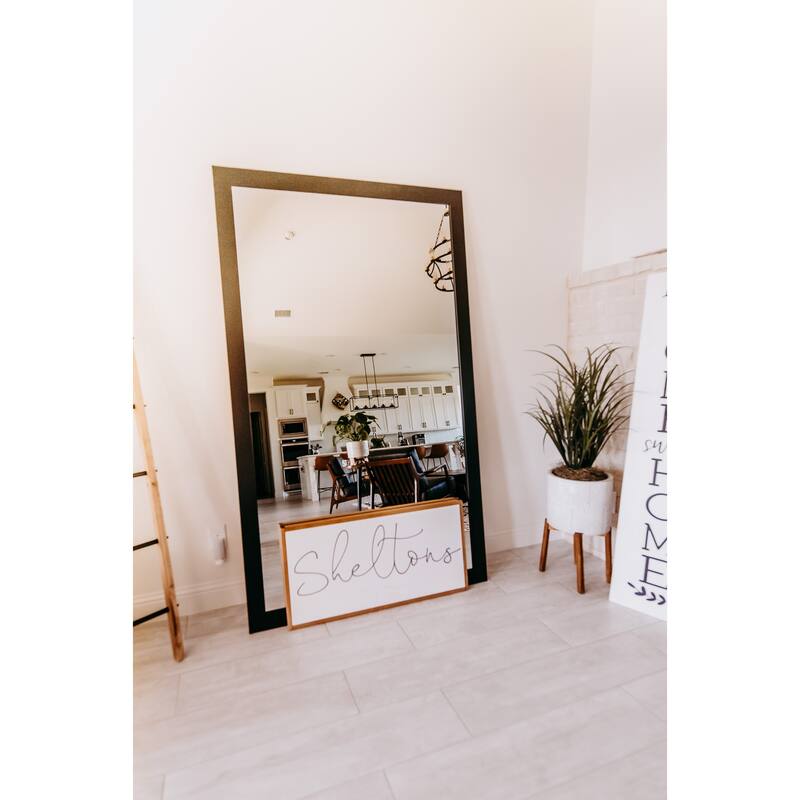 Frame My Mirror Black Framed Wall Mirror, Pendleton Design