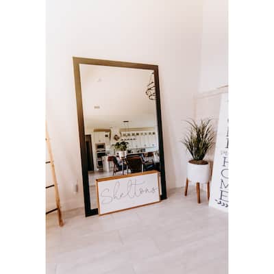 Frame My Mirror Black Framed Wall Mirror, Pendleton Design