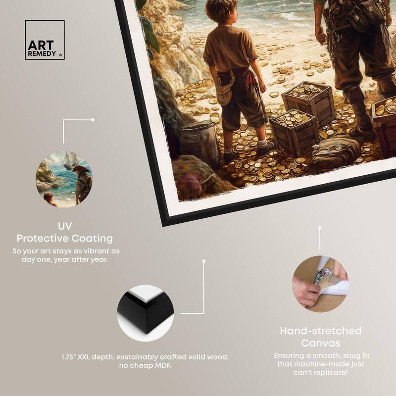 Treasure Island Classic Canvas by Art Remedy