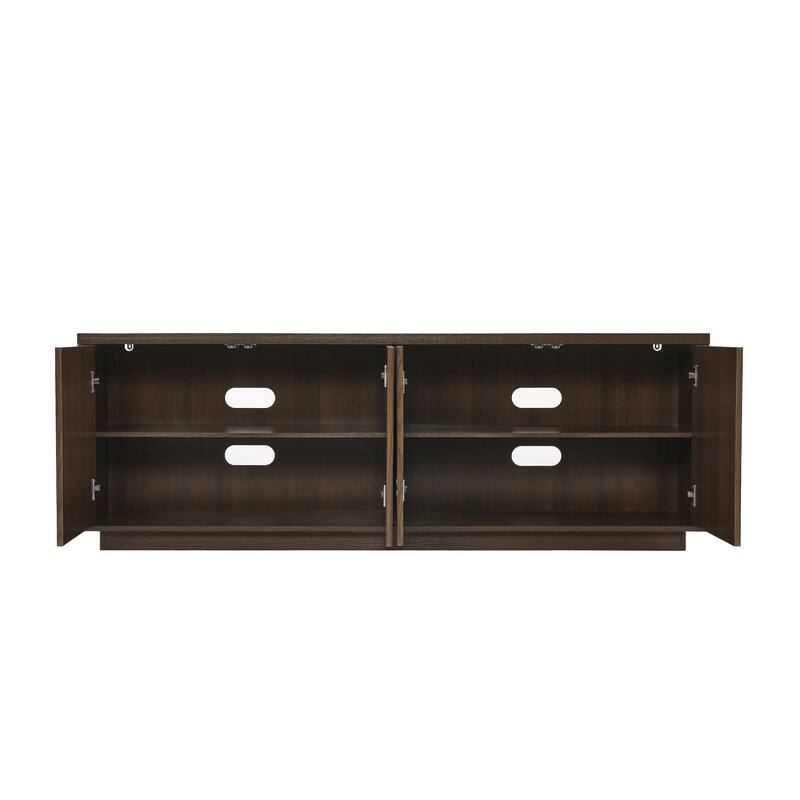 Wave Textured Modern Sideboard Cabinet