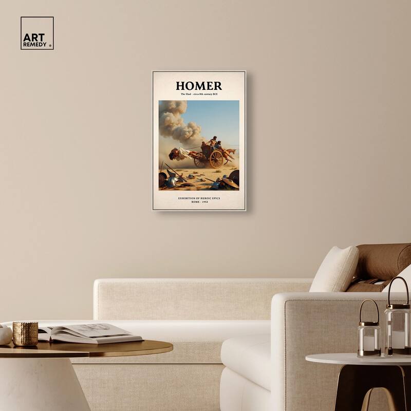 Iliad Illustrated Canvas by Art Remedy