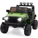 preview thumbnail 11 of 20, 12V Ride On Truck Car, Electric Car for Kids with Remote Control Green