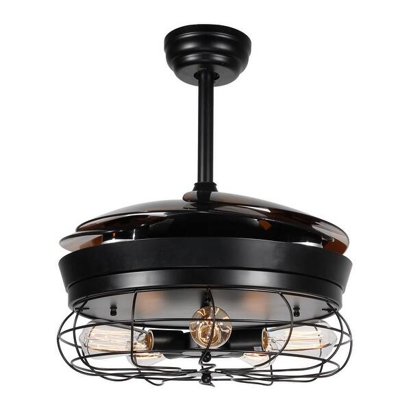 Shop Industrial 46 Inch Black 5 Light Edison Bulb Ceiling
