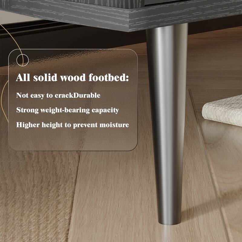 Modern Rattan Dressing Table Storage Cabinet with 4 Drawers, Waterproof, for Bedrooms and Living Rooms