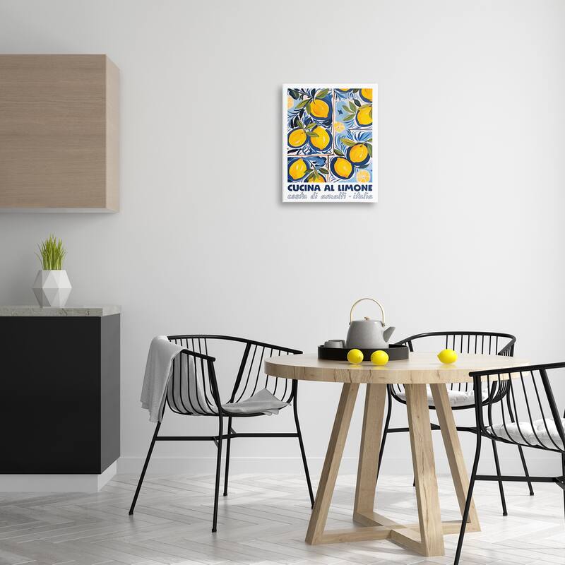 Stupell Bright Mediterranean Lemons Canvas Wall Art Design By Lux + Me Designs