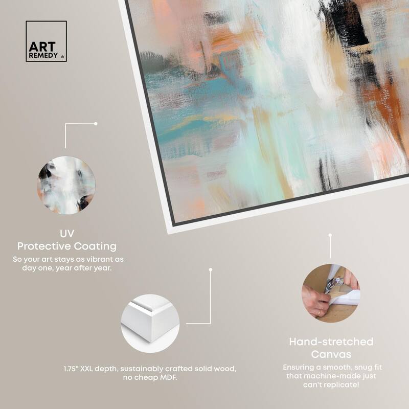 Gilded Mist Canvas by Art Remedy