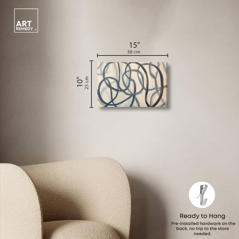 Eternal Loop I Canvas by Art Remedy, Gallery Wrapped