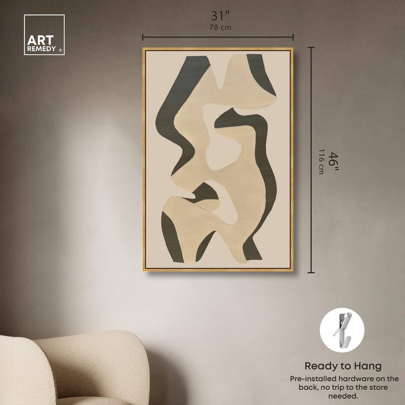 Shapes of Sage I Canvas by Art Remedy