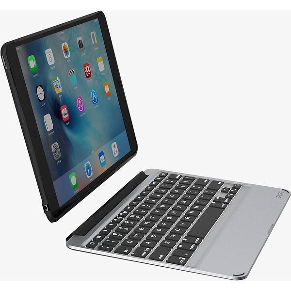 Shop Zagg Slimbook Tablet Keyboard Detachable Case Durable For Ipad Pro 9 7 Black Overstock 29018279