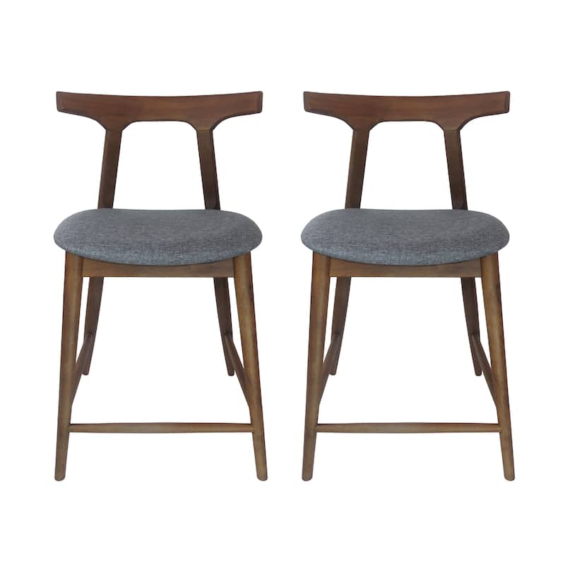 Mugo Upholstered 24.5 Inch Counter Stools by Christopher Knight Home