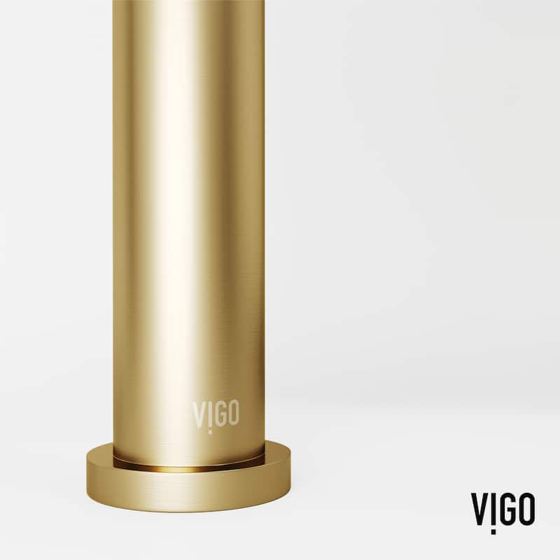 VIGO Jewel 11" H Single Handle Single Hole Vessel Bathroom Faucet