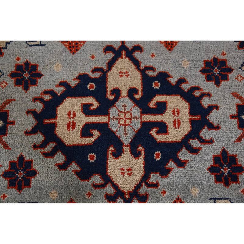 Hand Knotted Oriental 100% Wool Carpet Traditional Geometric Red Viss Area Rug - 17' 6'' X 11' 5''