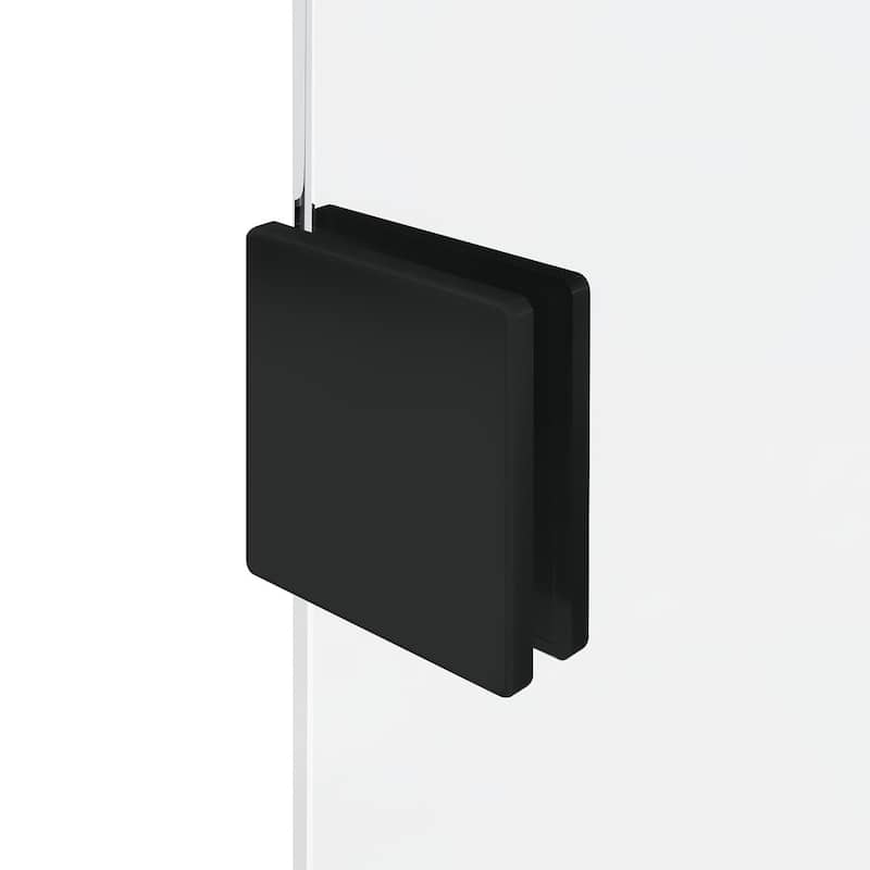 Elegant Tub Door Frameless Pivot Hinged Bathtub Glass Panel with Clear Tempered Glass Door for Bathtub