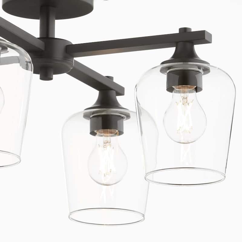 Quorum International 358-4 Veno 4 Light 22" Wide Semi-flush Ceiling