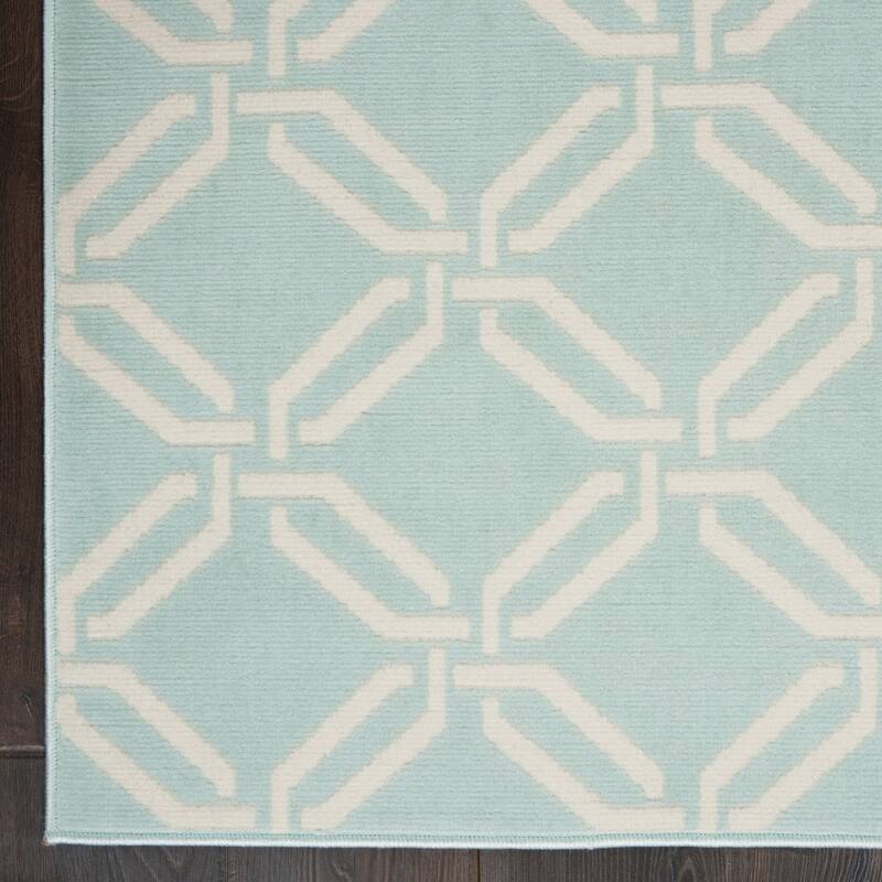 Kazus Power Loomed Non Skid Stain Resistant Area Rug By HomeRoots - 108' X '72' X '0.5