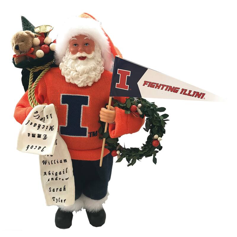 12" Illinois Proud Santa
