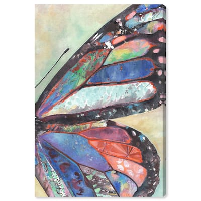 Art Remedy Butterfly Part Ii Gallery Wrapped Butterfly 1 Piece Canvas Wall Art
