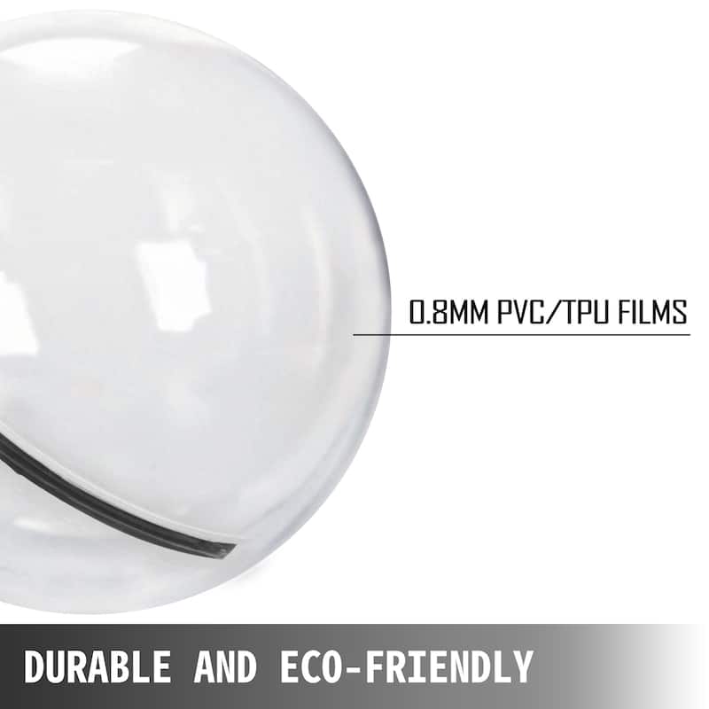UIMOSO 2M Walk on Water Walking Ball Roll Inflatable Zorb Ball w/ German Zipper PVC - 390 lbs capacity