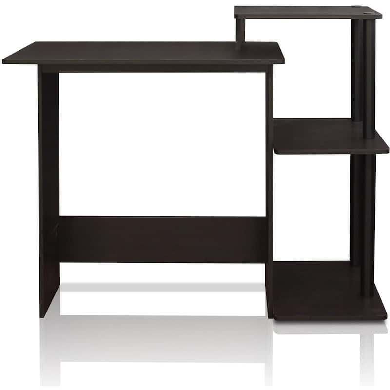 Computer Desk with Shelves - Modern Writing Desk for Home Office & Workspace