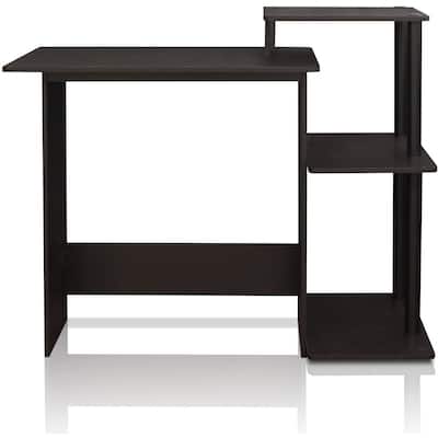 Computer Desk with Shelves - Modern Writing Desk for Home Office & Workspace