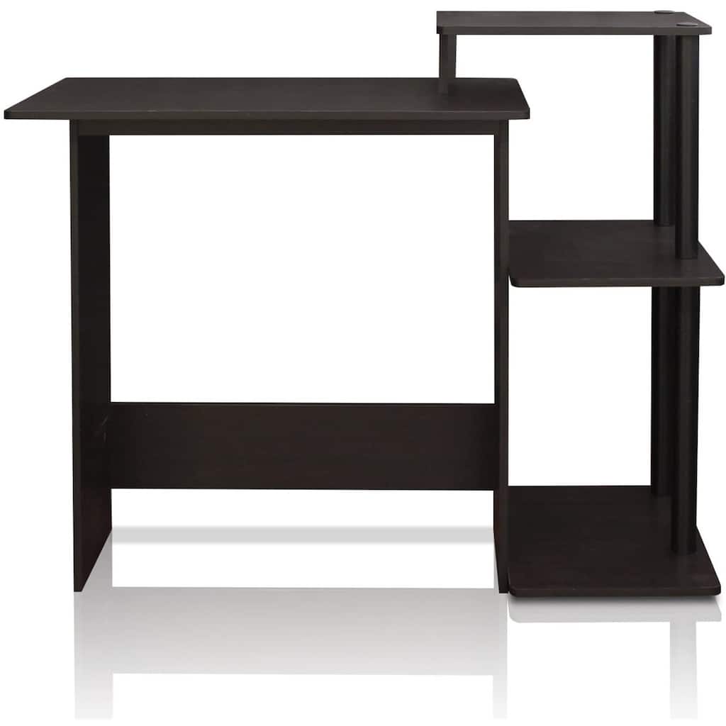 Computer Desk with Shelves - Modern Writing Desk for Home Office & Workspace