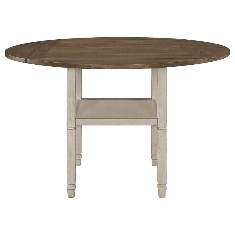 Bentley Rustic Cream Extension Counter Dining Table