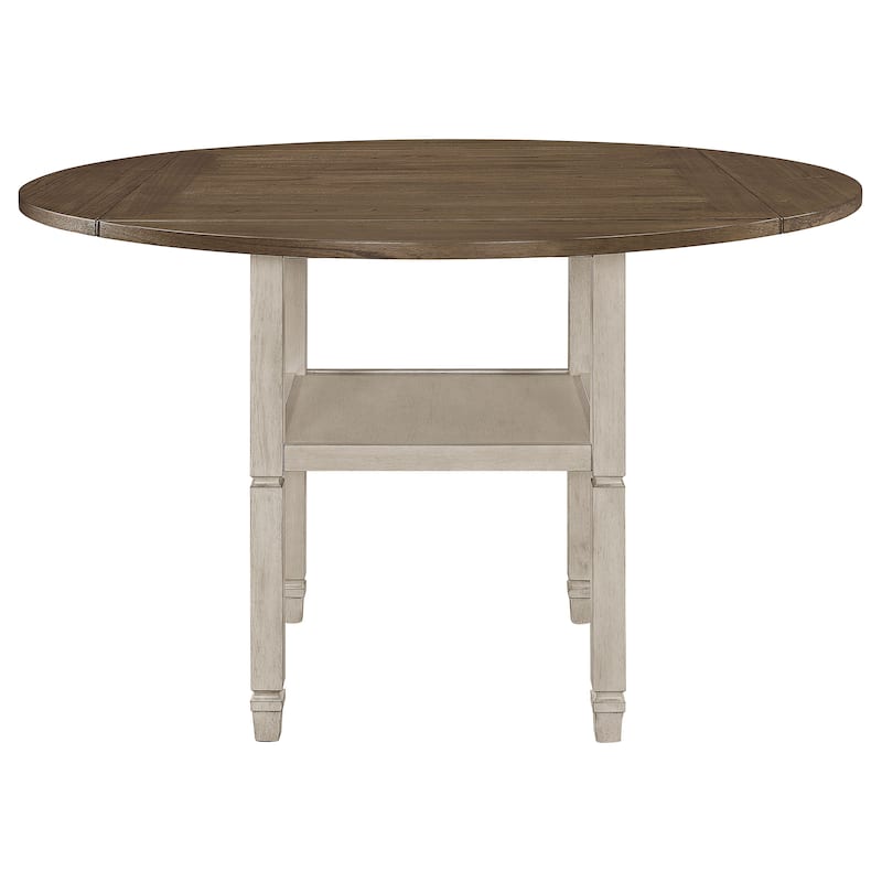 Sarasota 60-inch Extension Counter Dining Table Rustic Cream