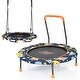 preview thumbnail 1 of 10, 36''Convertible Swing & Trampoline Set Toddler Kids Fitness Rebounder Kids