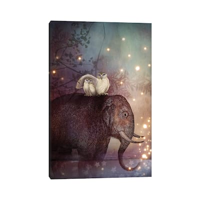 iCanvas "Riding Through The Night" by Catrin Welz-Stein Canvas Print