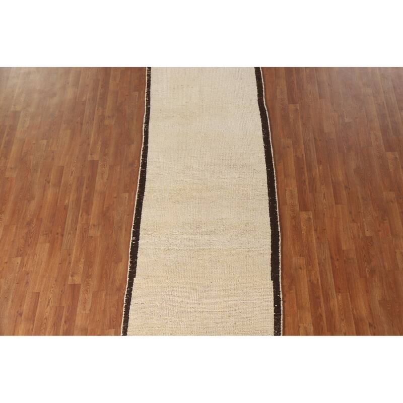 Anatolian Runner Rug Handmade Turkish Tribal Wool Carpet - 3'4"x 10'3"