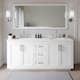 Option White / White Quartz Top / Brushed Nickel Hardware