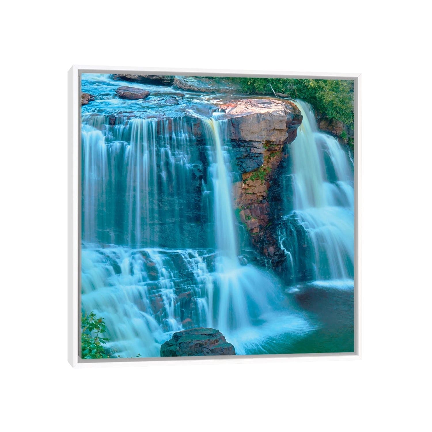 large waterfall motion wall