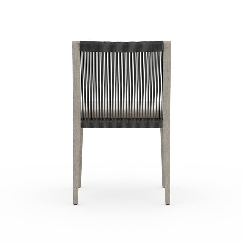 Atwood Outdoor Dining Chair-Weathered Grey-FSC