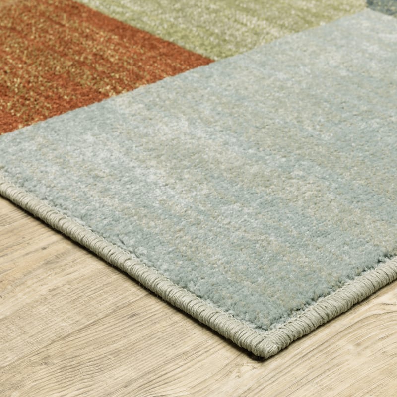 Style Haven Bassel Contemporary Geometric Grey/ Multi Indoor Area Rug