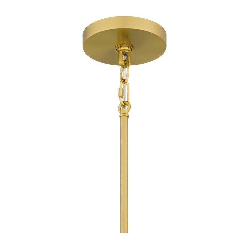 Stoneland 6-Light Brushed Gold Pendant Light