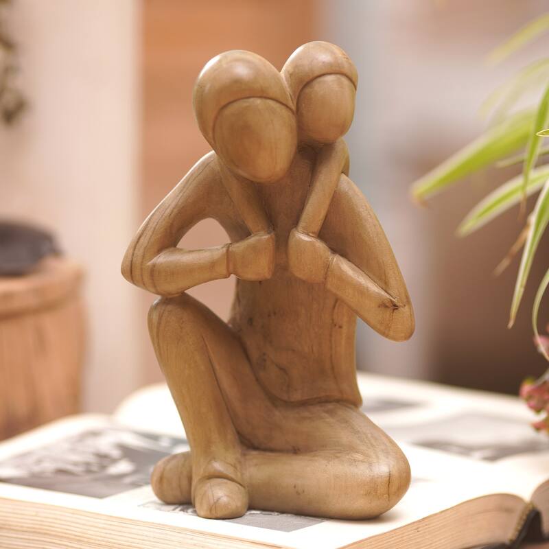 Novica Handmade My Hero Wood Statuette