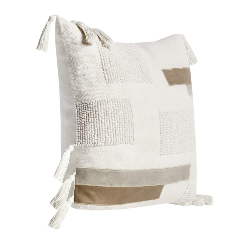 Villa by Classic Home Packer 22" Linen Blend Throw Pillow