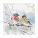 preview thumbnail 7 of 5, Katrina Pete 'Bluebird Pair in Spring' Outdoor Canvas