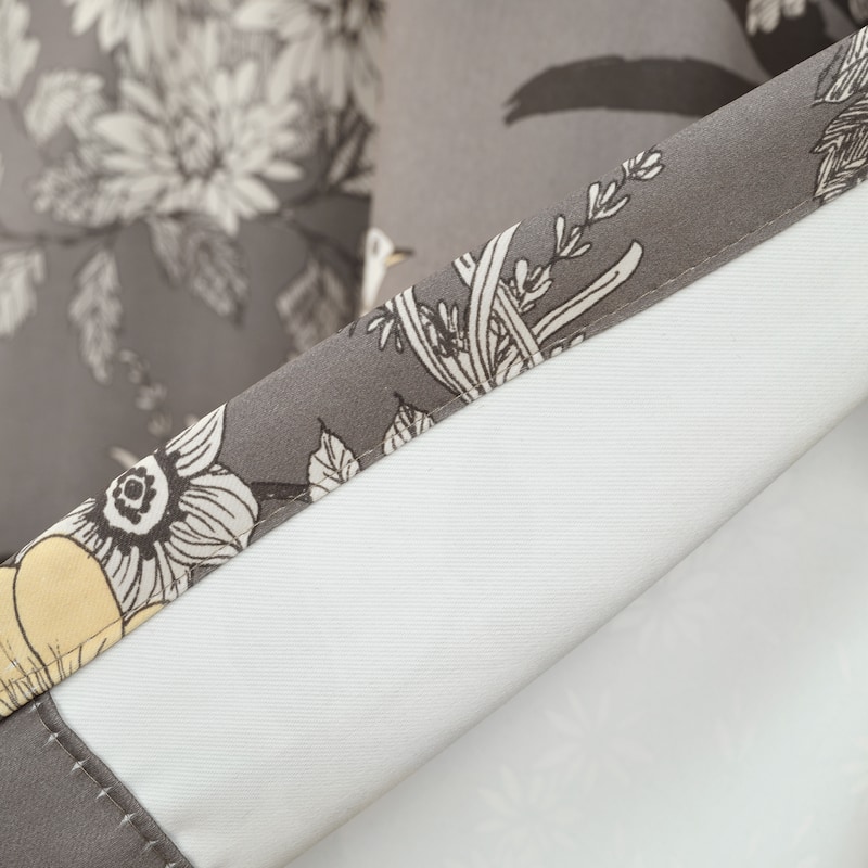 Lush Decor Botanical Garden Light Filtering Window Curtain Valance - 18" x 52"