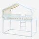 preview thumbnail 26 of 39, Twin Over Twin Bunk Bed Wood Bed with Tent
