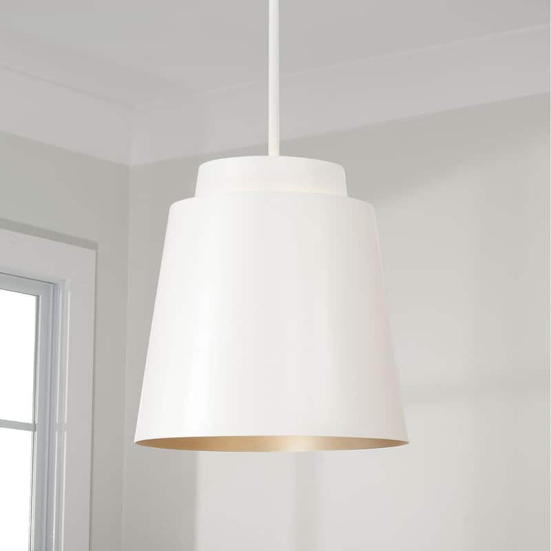 Pratt 1-Light Pendant - 13"W x 13.25"H