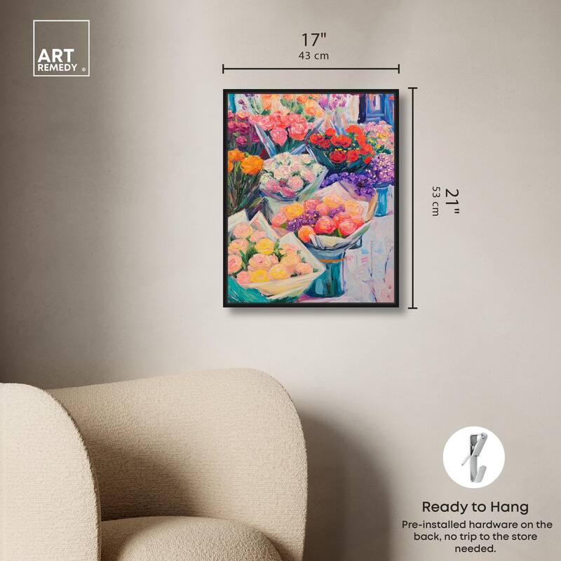 Market Blooms II Canvas by Art Remedy