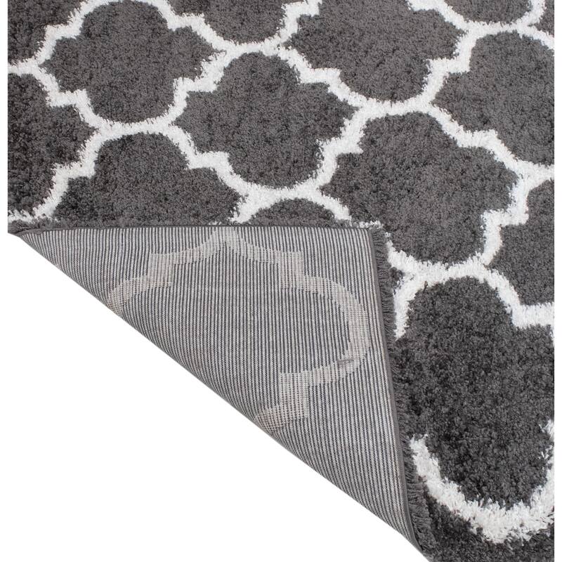 Noori Rug Lux Ava Trellis 2-Inch Shag Rug