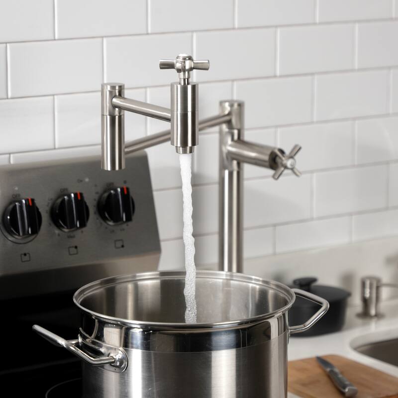 Millennium Two-Handle 1-Hole Deck Mount Pot Filler Faucet