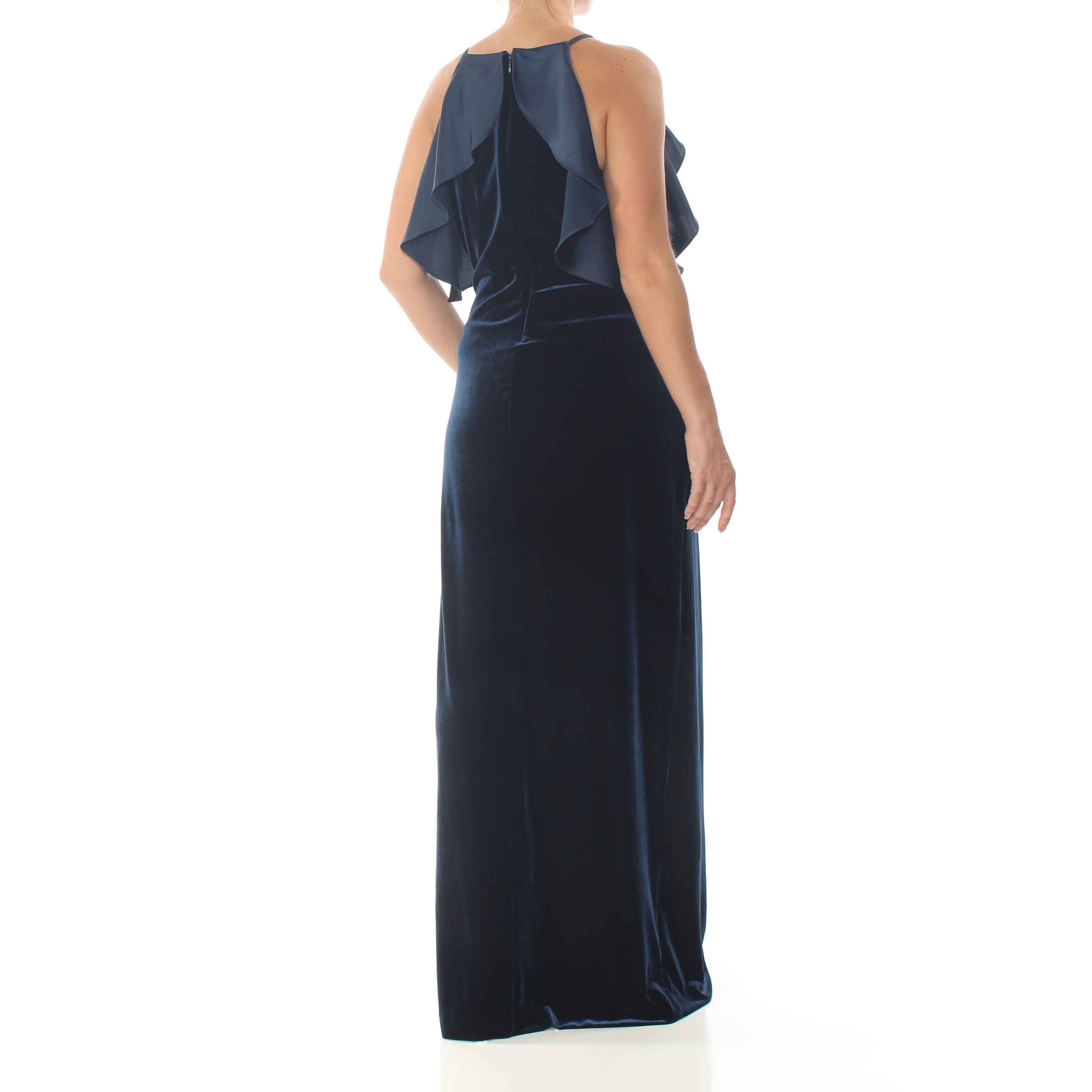 ralph lauren evening dress navy