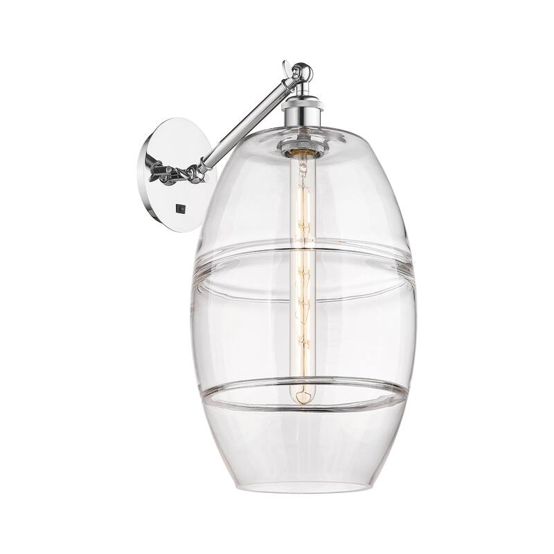Innovations Lighting Endless Possibilities Ballston - Vaz - 1 Light 10" Adjustable Sconce - Arm Adjusts Up and Down - Clear/Polished Chrome