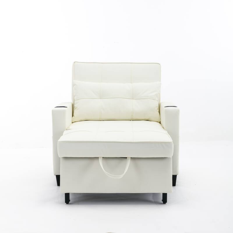 Pull Out Recliner Chair Bed Convertible 3 in 1
