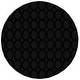 preview thumbnail 153 of 187, Garland Rug Sparta Geometric Area Rug 5' x 5' - Black
